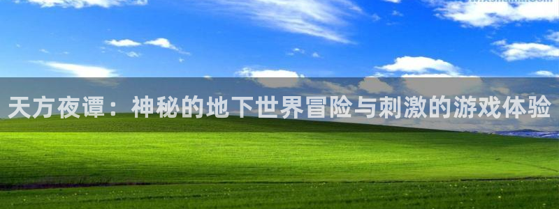 奇亿娱乐手机网页版登录：天方夜谭：神秘的地下世界冒险与刺激的